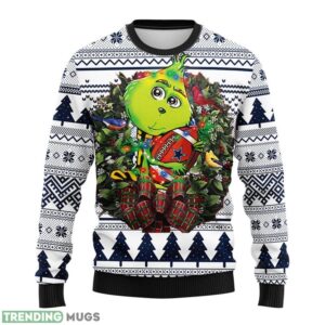 Dallas Cowboys Grinch Hug AOP Ugly Christmas Sweater Christmas Holiday Gift For Fans Product Photo 1