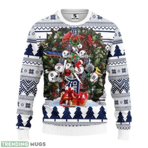 Detroit Tigers Christmas Tree Ugly Sweater For Men And Women 3D Sweater