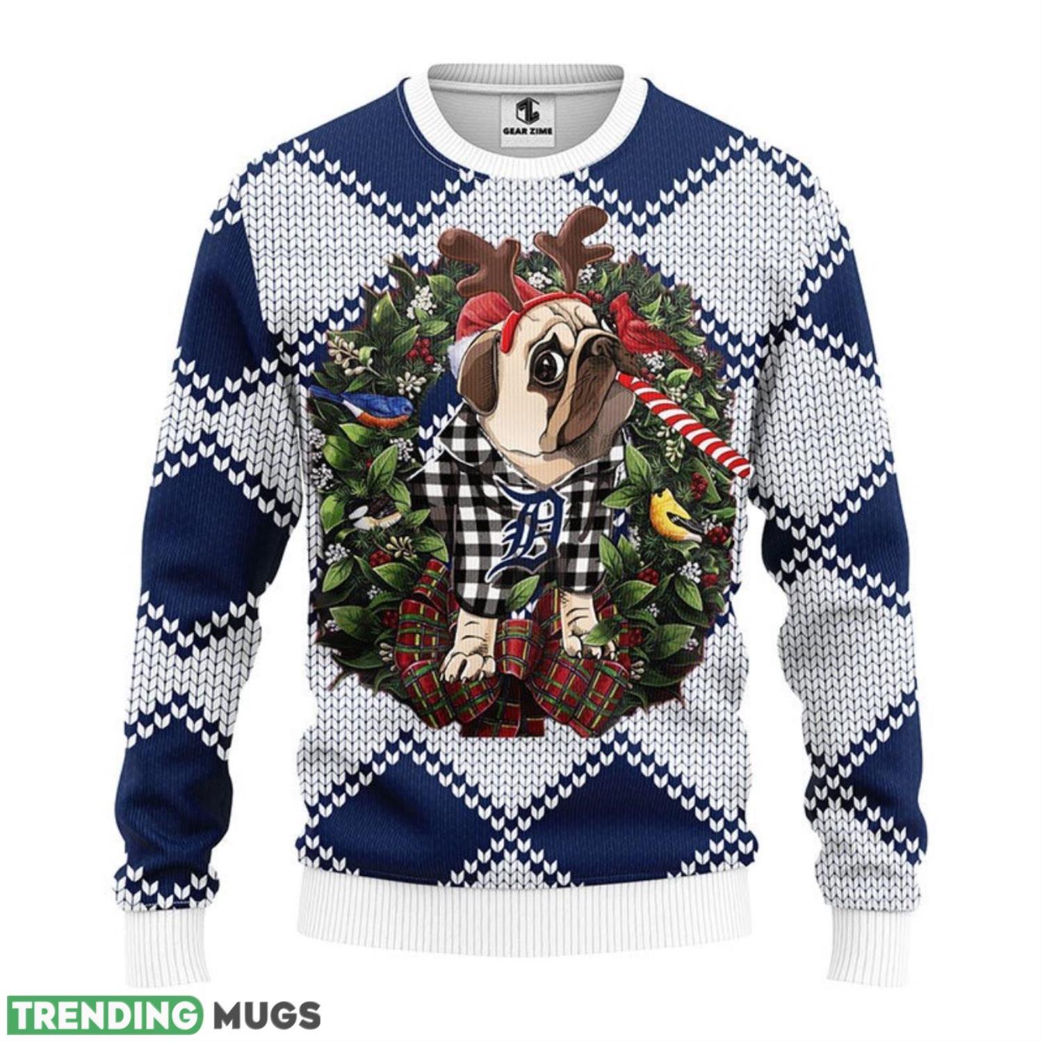 Detroit Tigers Pub Dog Christmas Ugly Sweater 3D Christmas Sweater For Men Women 3D Sweater Detroit Tigers Pub Dog Christmas Ugly Sweater 3D Christmas Sweater For Men Women 3D Sweater