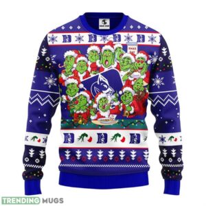 Duke Blue Devils 12 Grinch Xmas Day Christmas Ugly Sweater 3D Christmas Sweater For Men Women Product Photo 1