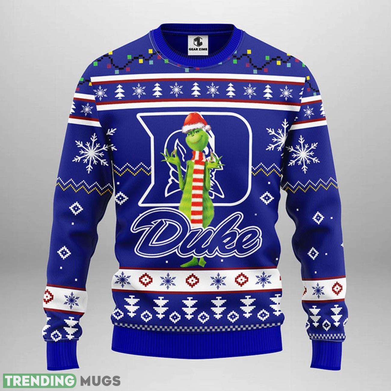 Duke Blue Devils Funny Grinch Christmas Ugly Sweater 3D Christmas Sweater For Men Women 3D Sweater Duke Blue Devils Funny Grinch Christmas Ugly Sweater 3D Christmas Sweater For Men Women 3D Sweater