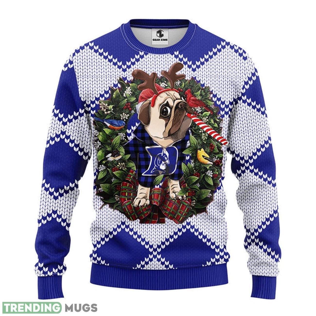 Duke Blue Devils Pub Dog Christmas Ugly Sweater 3D Christmas Sweater For Men Women 3D Sweater Duke Blue Devils Pub Dog Christmas Ugly Sweater 3D Christmas Sweater For Men Women 3D Sweater