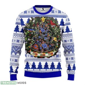 Duke Blue Devils Tree Ball Christmas Ugly Sweater 3D Christmas Sweater For Men Women 3D Sweater