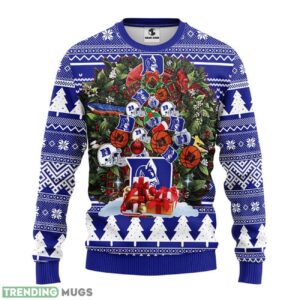 Duke Blue Devils Tree Ugly Christmas Sweater Holiday Gift For Sport Fans 3D Sweater