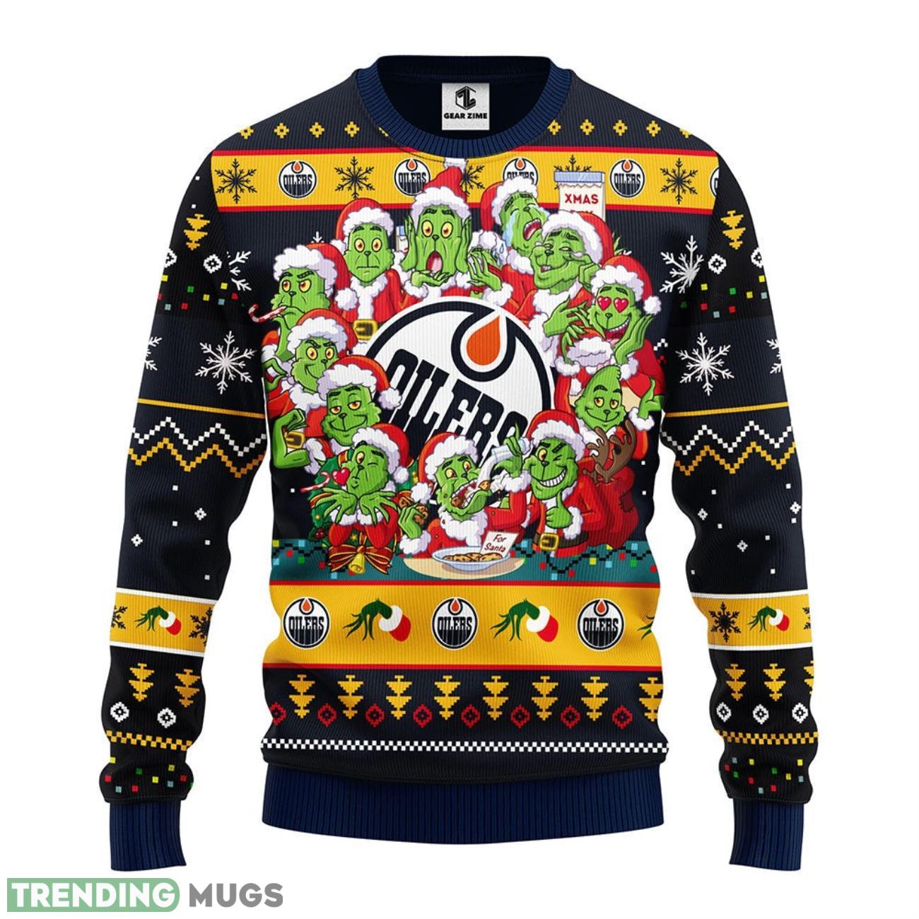 Edmonton Oilers 12 Grinch Xmas Day Christmas Ugly Sweater 3D Christmas Sweater For Men Women 3D Sweater Edmonton Oilers 12 Grinch Xmas Day Christmas Ugly Sweater 3D Christmas Sweater For Men Women 3D Sweater