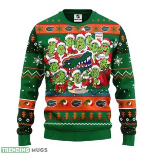Florida Gators 12 Grinch Xmas Day Christmas Ugly Sweater 3D Christmas Sweater For Men Women 3D Sweater