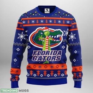 Florida Gators Funny Grinch Christmas Ugly Sweater 3D Christmas Sweater For Men Women 3D Sweater