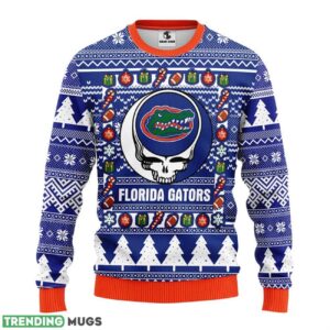 Florida Gators Grateful Dead Ugly Christmas Sweater Holiday Gift For Sport Fans 3D Sweater