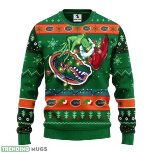 Florida Gators Grinch Christmas Ugly Sweater 3D Christmas Sweater For Men Women 3D Sweater