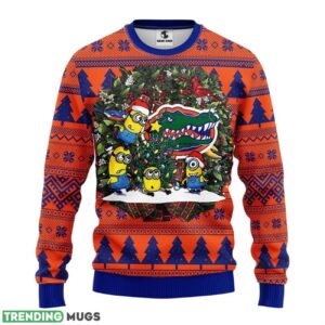 Florida Gators Minion Christmas Ugly Sweater 3D Christmas Sweater For Men Women 3D Sweater