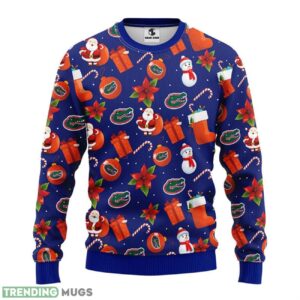Florida Gators Santa Claus Snowman Christmas Ugly Sweater 3D Christmas Sweater For Men Women 3D Sweater