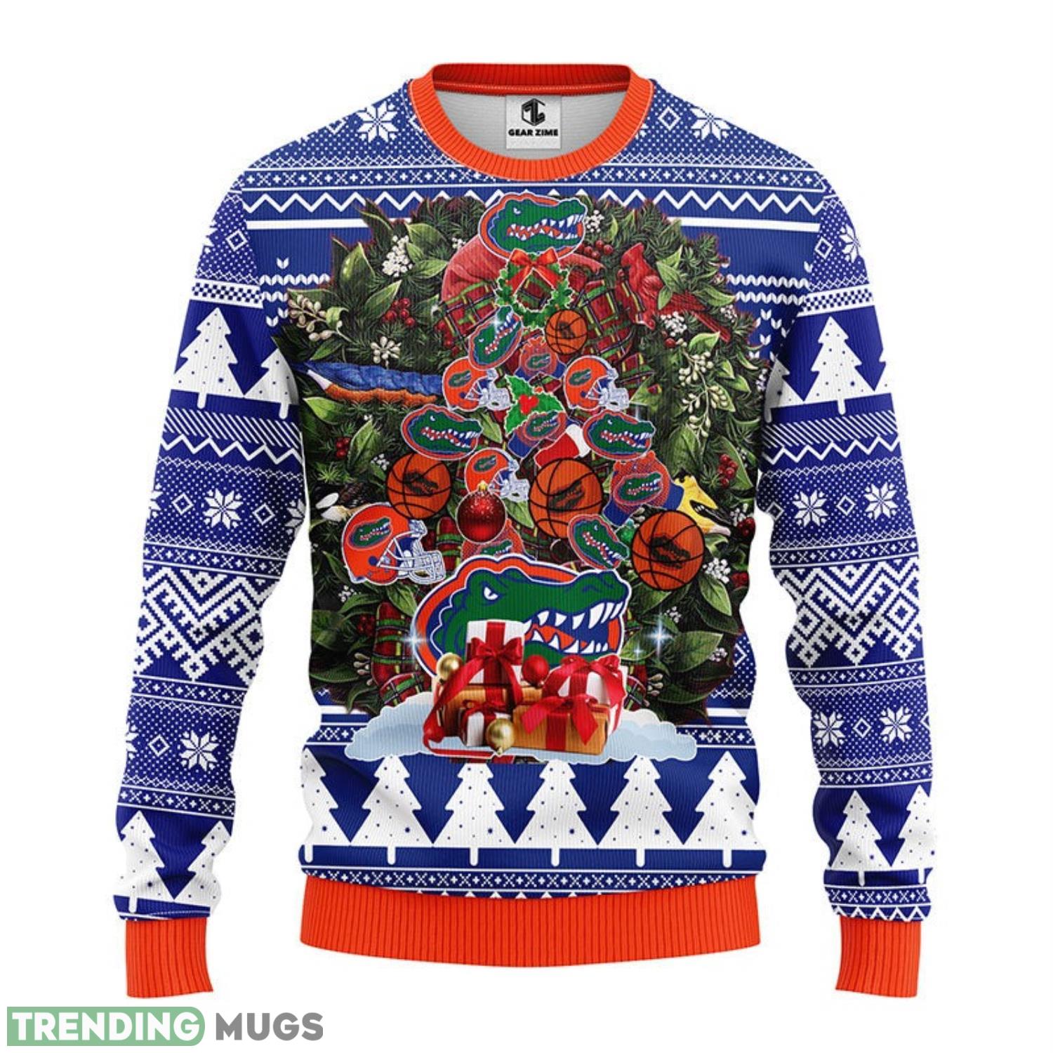 Florida Gators Tree Ugly Christmas Sweater Holiday Gift For Sport Fans 3D Sweater Florida Gators Tree Ugly Christmas Sweater Holiday Gift For Sport Fans 3D Sweater
