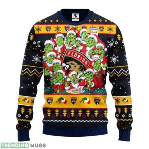 Florida Panthers 12 Grinch Xmas Day Christmas Ugly Sweater 3D Christmas Sweater For Men Women 3D Sweater