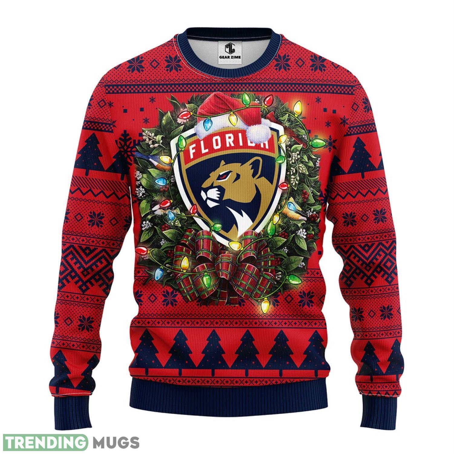 Florida Panthers Christmas Ugly Sweater 3D Christmas Sweater For Men Women 3D Sweater Florida Panthers Christmas Ugly Sweater 3D Christmas Sweater For Men Women 3D Sweater
