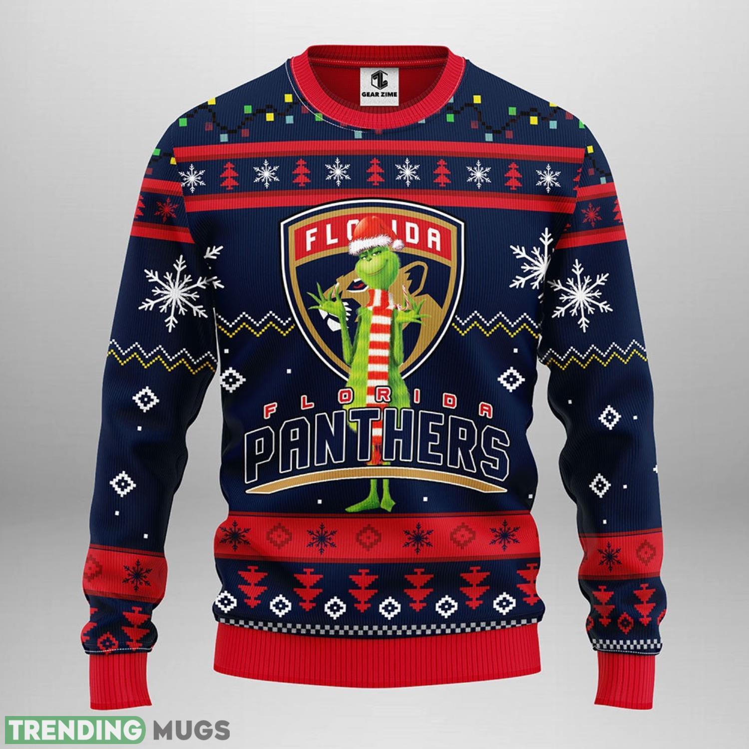 Florida Panthers Funny Grinch Christmas Ugly Sweater 3D Christmas Sweater For Men Women 3D Sweater Florida Panthers Funny Grinch Christmas Ugly Sweater 3D Christmas Sweater For Men Women 3D Sweater
