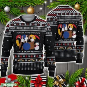 Friends Here's To A Lousy Christmas Ugly Sweater Christmas Holiday Gift Product Photo 1