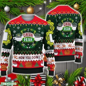 Friends TV Show Ugly Knitted Christmas Sweater Christmas Holiday Gift 3D Sweater
