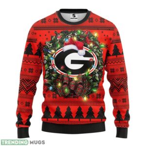 Georgia Bulldogs Christmas Ugly Sweater 3D Christmas Sweater For Men Women Product Photo 1
