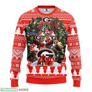 Georgia Bulldogs Tree Ugly Christmas Sweater Holiday Gift For Sport Fans Product Photo 1