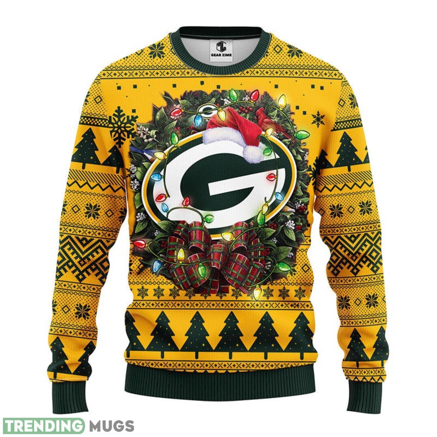 Green Bay Packers Christmas Ugly Sweater 3D Christmas Sweater For Men Women 3D Sweater Green Bay Packers Christmas Ugly Sweater 3D Christmas Sweater For Men Women 3D Sweater