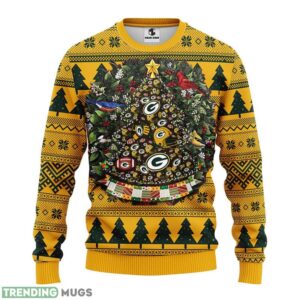 Green Bay Packers Tree Ugly Christmas Sweater Holiday Gift For Sport Fans Product Photo 1