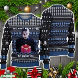 Hellraiser Ugly Knitted Christmas Sweatshirt, Hellraiser Xmas Sweater Christmas Holiday Gift 3D Sweater