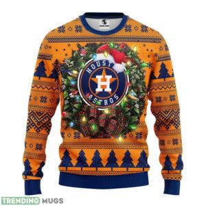 Houston Astros Christmas Ugly Sweater 3D Christmas Sweater For Men Women 3D Sweater