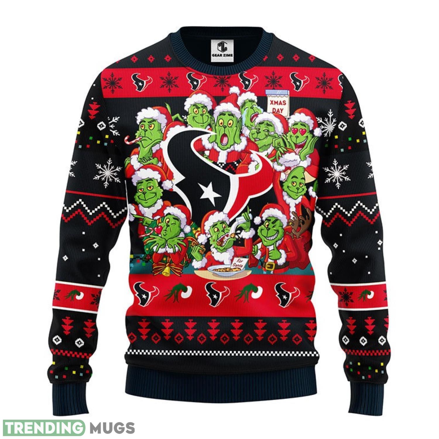 Houston Texans 12 Grinch Xmas Day Christmas Ugly Sweater 3D Christmas Sweater For Men Women 3D Sweater Houston Texans 12 Grinch Xmas Day Christmas Ugly Sweater 3D Christmas Sweater For Men Women 3D Sweater