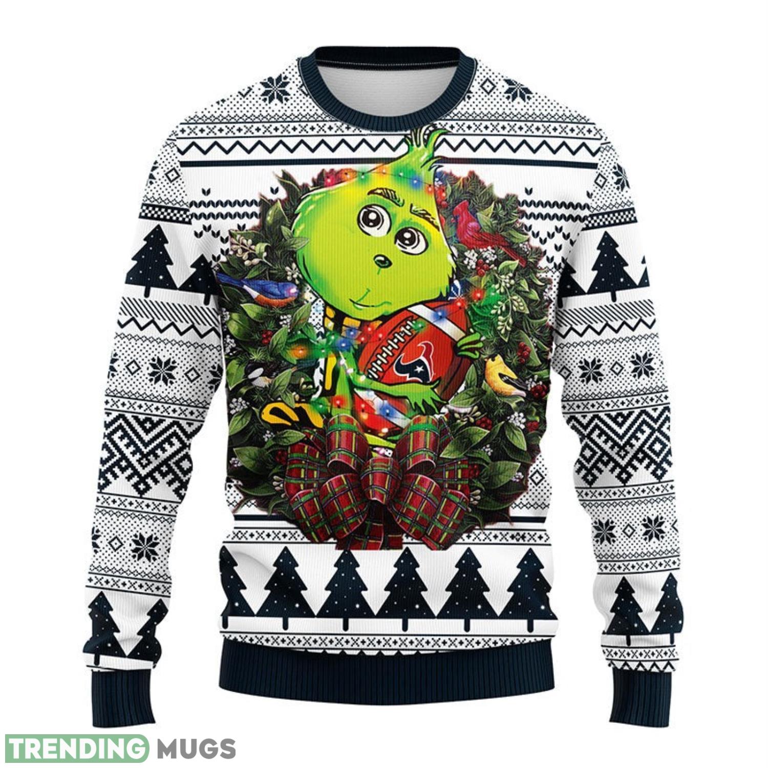 Houston Texans Grinch Hug Christmas Ugly Sweater 3D Christmas Sweater For Men Women 3D Sweater Houston Texans Grinch Hug Christmas Ugly Sweater 3D Christmas Sweater For Men Women 3D Sweater