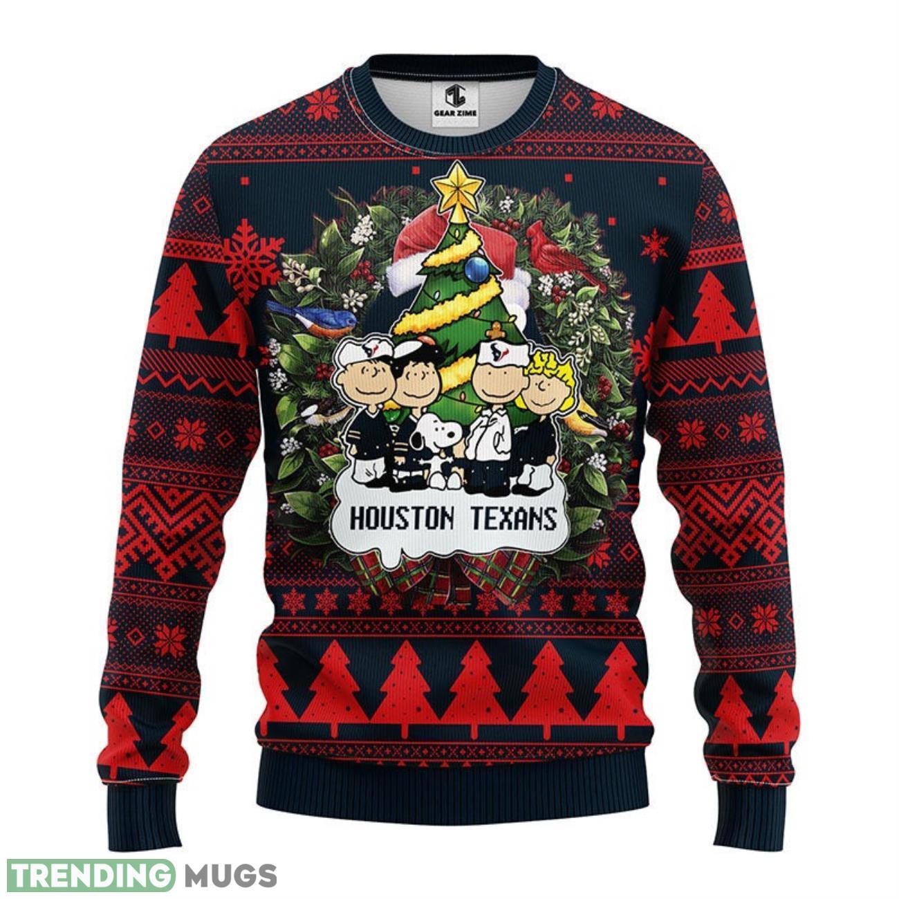 Houston Texans Snoopy Dog Ugly Christmas Sweater Special Christmas Gift 3D Sweater Houston Texans Snoopy Dog Ugly Christmas Sweater Special Christmas Gift 3D Sweater