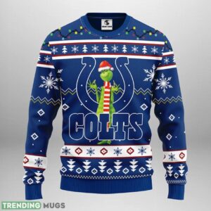 Indianapolis Colts Funny Grinch Ugly Christmas Sweater Special Christmas Gift Product Photo 1