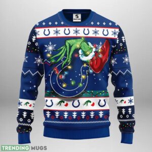 Indianapolis Colts Grinch Ugly Christmas Sweater Special Christmas Gift Product Photo 1