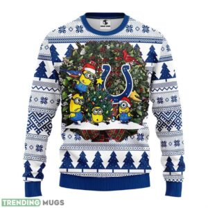 Indianapolis Colts Minion Ugly Christmas Sweater Special Christmas Gift Product Photo 1