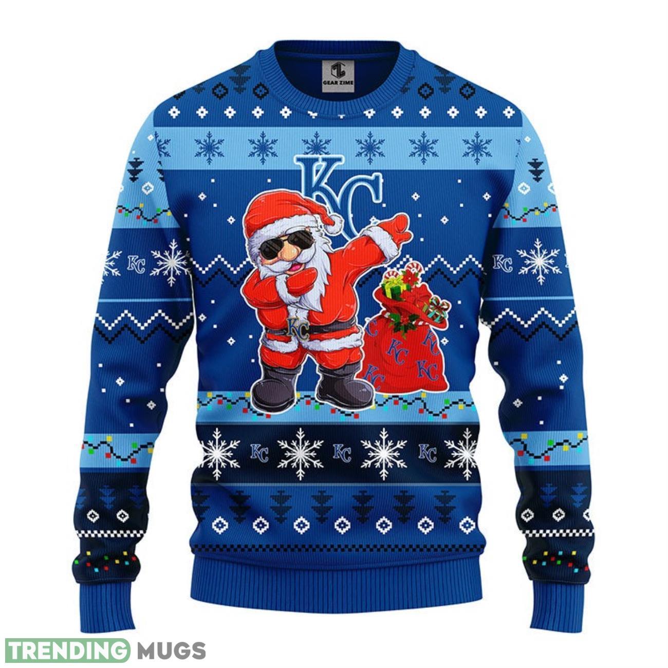 Kansas City Royals Dabbing Santa Claus Ugly Christmas Sweater Special Christmas Gift 3D Sweater Kansas City Royals Dabbing Santa Claus Ugly Christmas Sweater Special Christmas Gift 3D Sweater