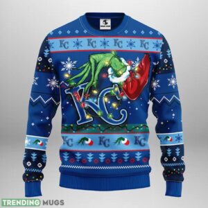 Kansas City Royals Grinch Ugly Christmas Sweater Special Christmas Gift 3D Sweater