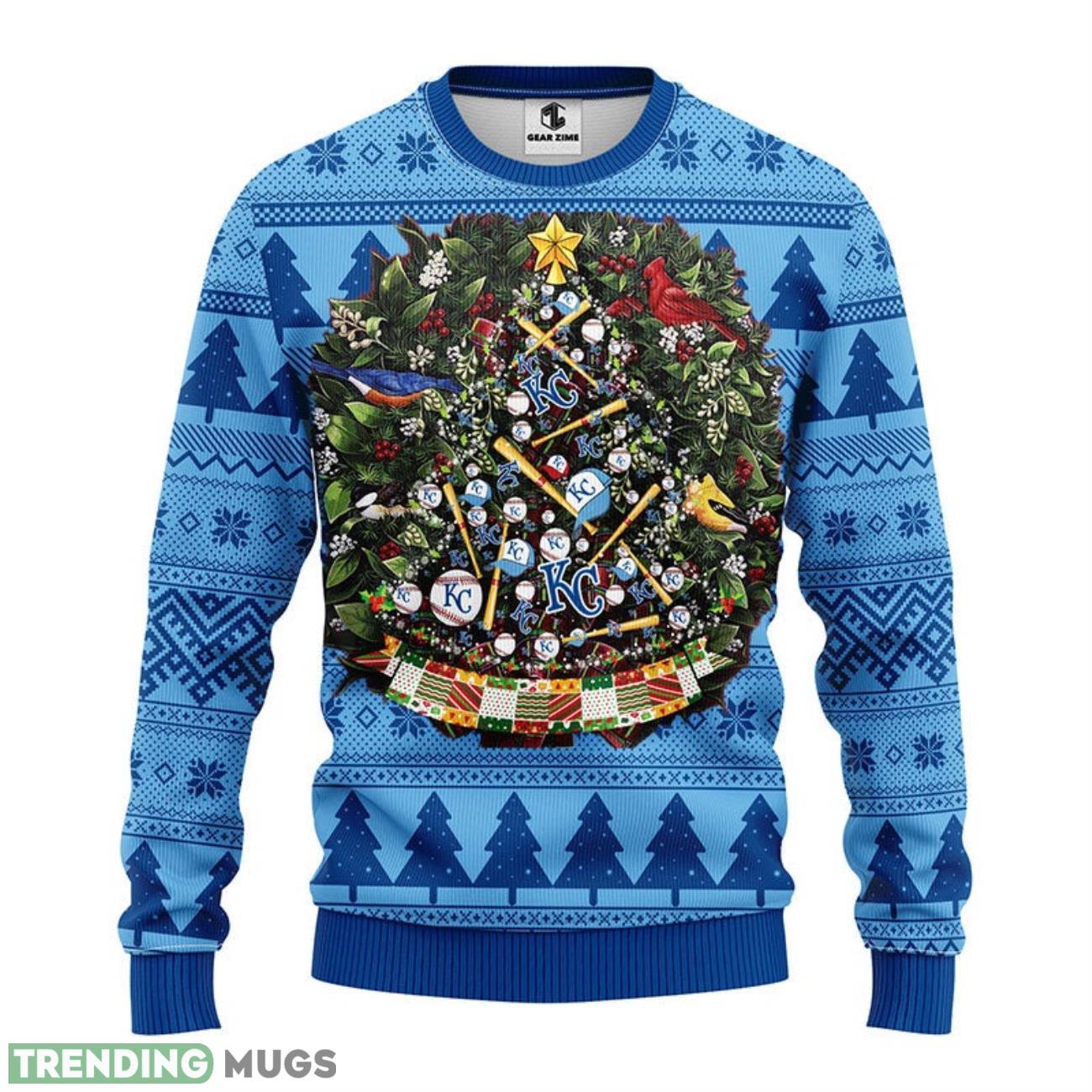 Kansas City Royals Tree Ugly Christmas Sweater Fans Christmas Gift 3D Sweater Kansas City Royals Tree Ugly Christmas Sweater Fans Christmas Gift 3D Sweater