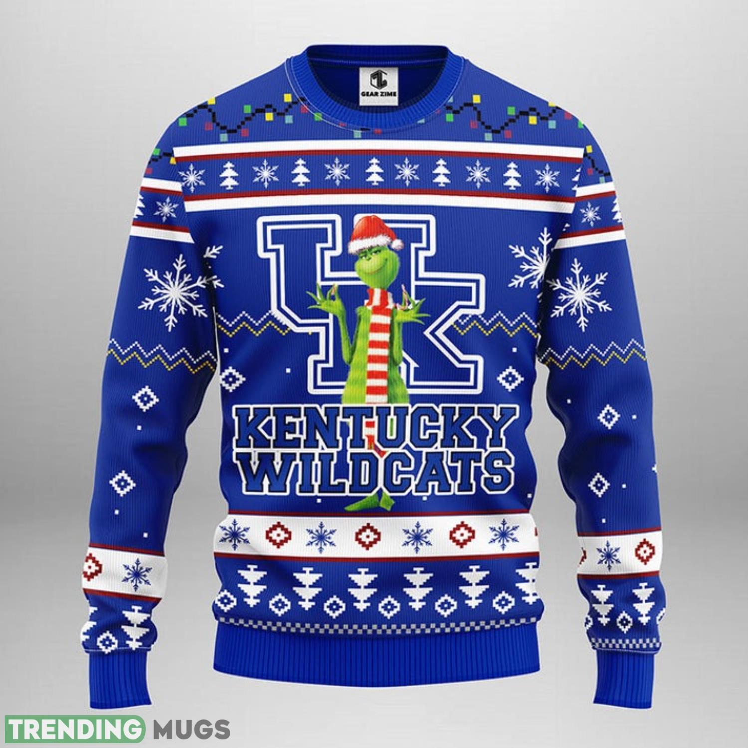 Kentucky Wildcats Funny Grinch Ugly Christmas Sweater Special Christmas Gift 3D Sweater Kentucky Wildcats Funny Grinch Ugly Christmas Sweater Special Christmas Gift 3D Sweater