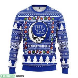 Kentucky Wildcats Grateful Dead Ugly Christmas Sweater men women Christmas Gift Product Photo 1