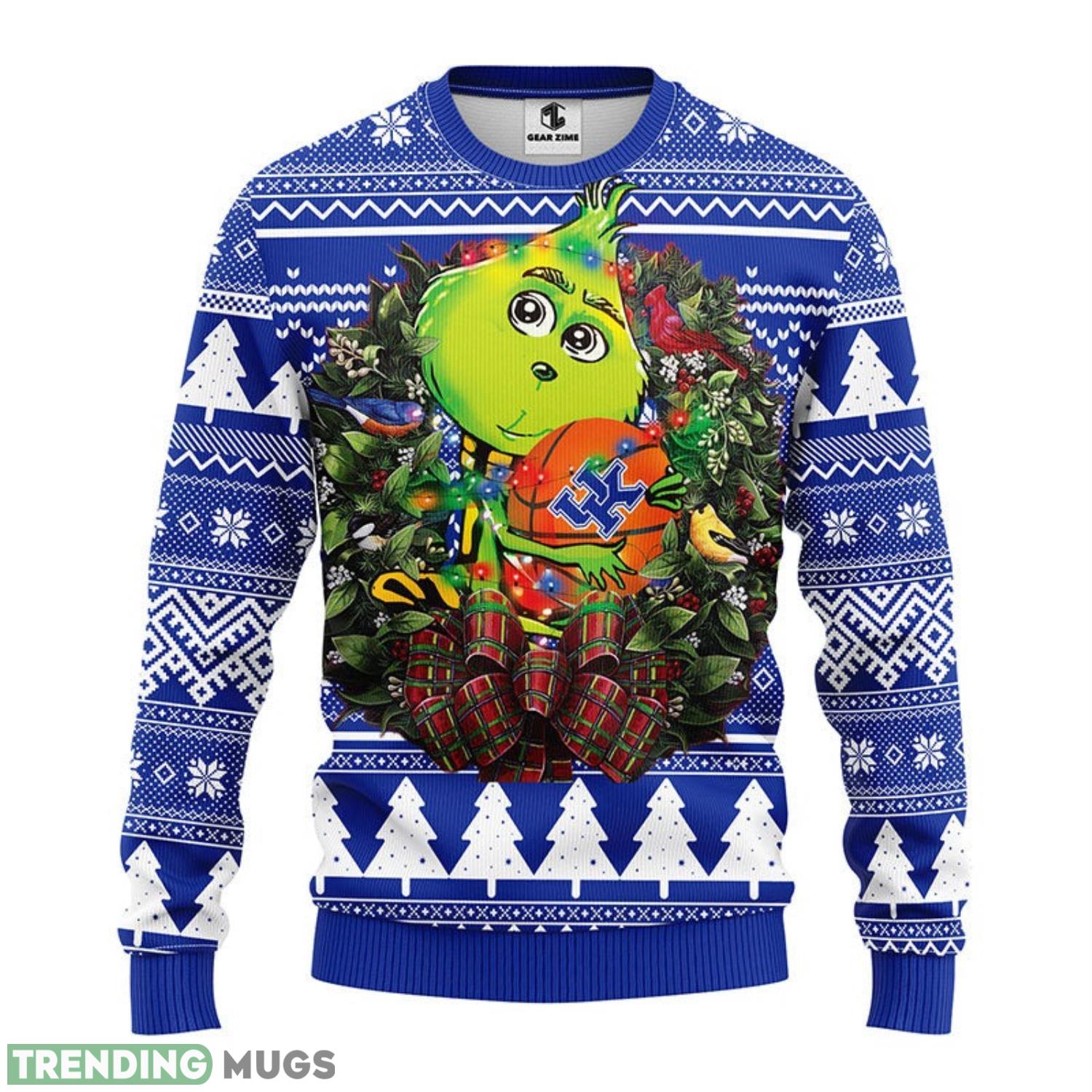 Kentucky Wildcats Grinch Hug Ugly Christmas Sweater Special Christmas Gift 3D Sweater Kentucky Wildcats Grinch Hug Ugly Christmas Sweater Special Christmas Gift 3D Sweater