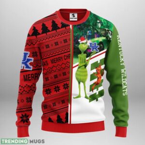 Kentucky Wildcats Grinch & Scooby-doo Ugly Christmas Sweater Special Christmas Gift Product Photo 1