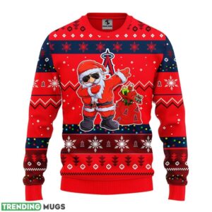 Los Angeles Angels Dabbing Santa Claus Ugly Christmas Sweater Special Christmas Gift Product Photo 1