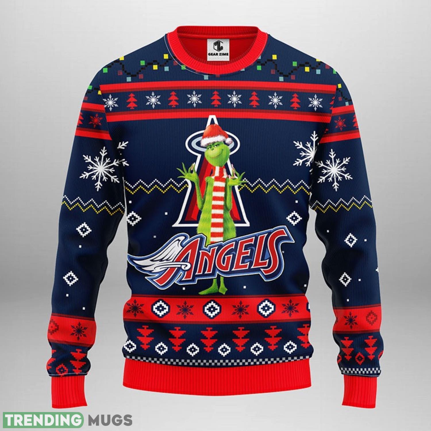 Los Angeles Angels Funny Grinch Ugly Christmas Sweater Special Christmas Gift 3D Sweater Los Angeles Angels Funny Grinch Ugly Christmas Sweater Special Christmas Gift 3D Sweater