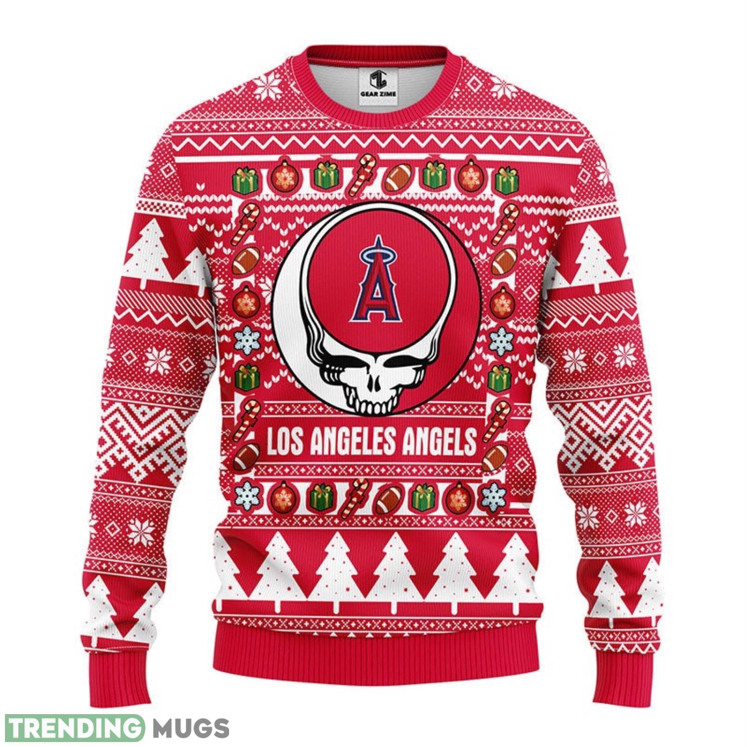 Los Angeles Angels Grateful Dead Ugly Christmas Sweater men women Christmas Gift 3D Sweater Los Angeles Angels Grateful Dead Ugly Christmas Sweater men women Christmas Gift 3D Sweater