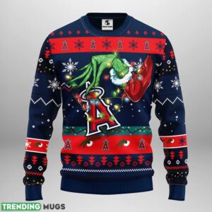 Los Angeles Angels Grinch Ugly Christmas Sweater Special Christmas Gift Product Photo 1