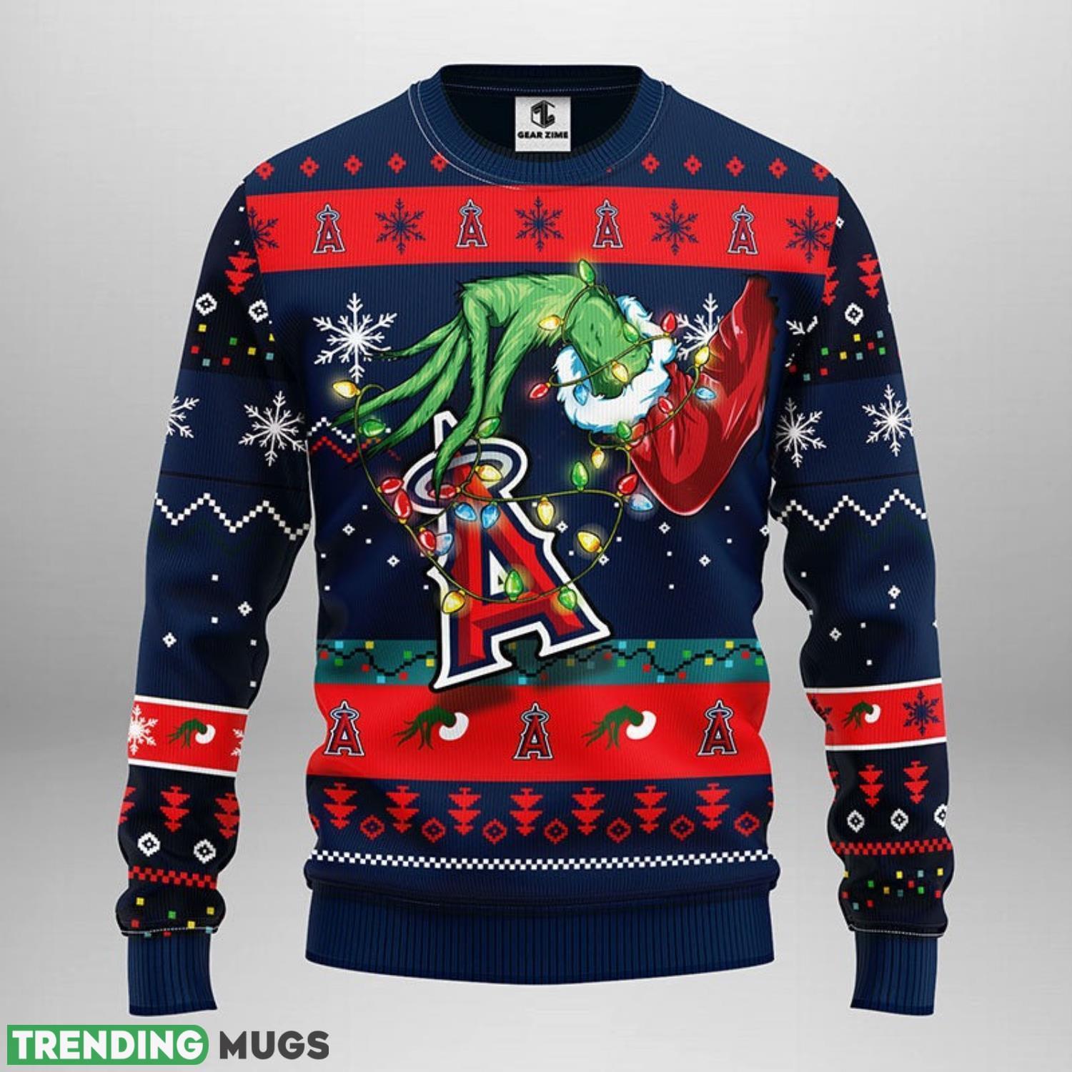 Los Angeles Angels Grinch Ugly Christmas Sweater Special Christmas Gift 3D Sweater Los Angeles Angels Grinch Ugly Christmas Sweater Special Christmas Gift 3D Sweater