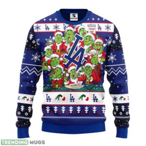 Los Angeles Dodgers 12 Grinch Xmas Day Ugly Christmas Sweater Special Christmas Gift 3D Sweater