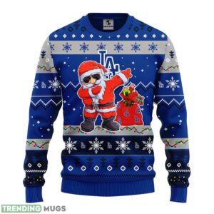 Los Angeles Dodgers Dabbing Santa Claus Ugly Christmas Sweater Special Christmas Gift 3D Sweater