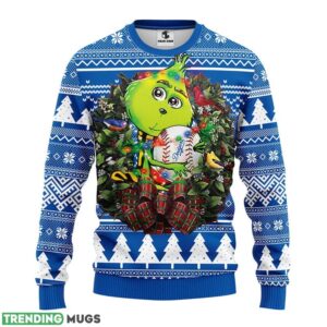 Los Angeles Dodgers Grinch Hug Ugly Christmas Sweater Special Christmas Gift Product Photo 1