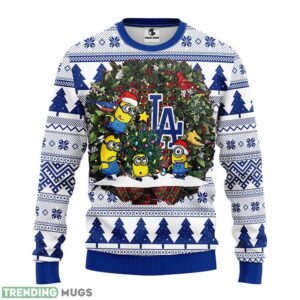 Los Angeles Dodgers Minion Ugly Christmas Sweater Special Christmas Gift 3D Sweater