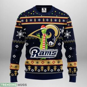 Los Angeles Rams Funny Grinch Ugly Christmas Sweater Special Christmas Gift 3D Sweater